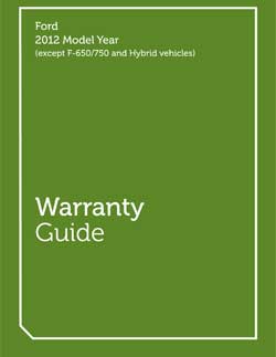 2012 Warranty Guide